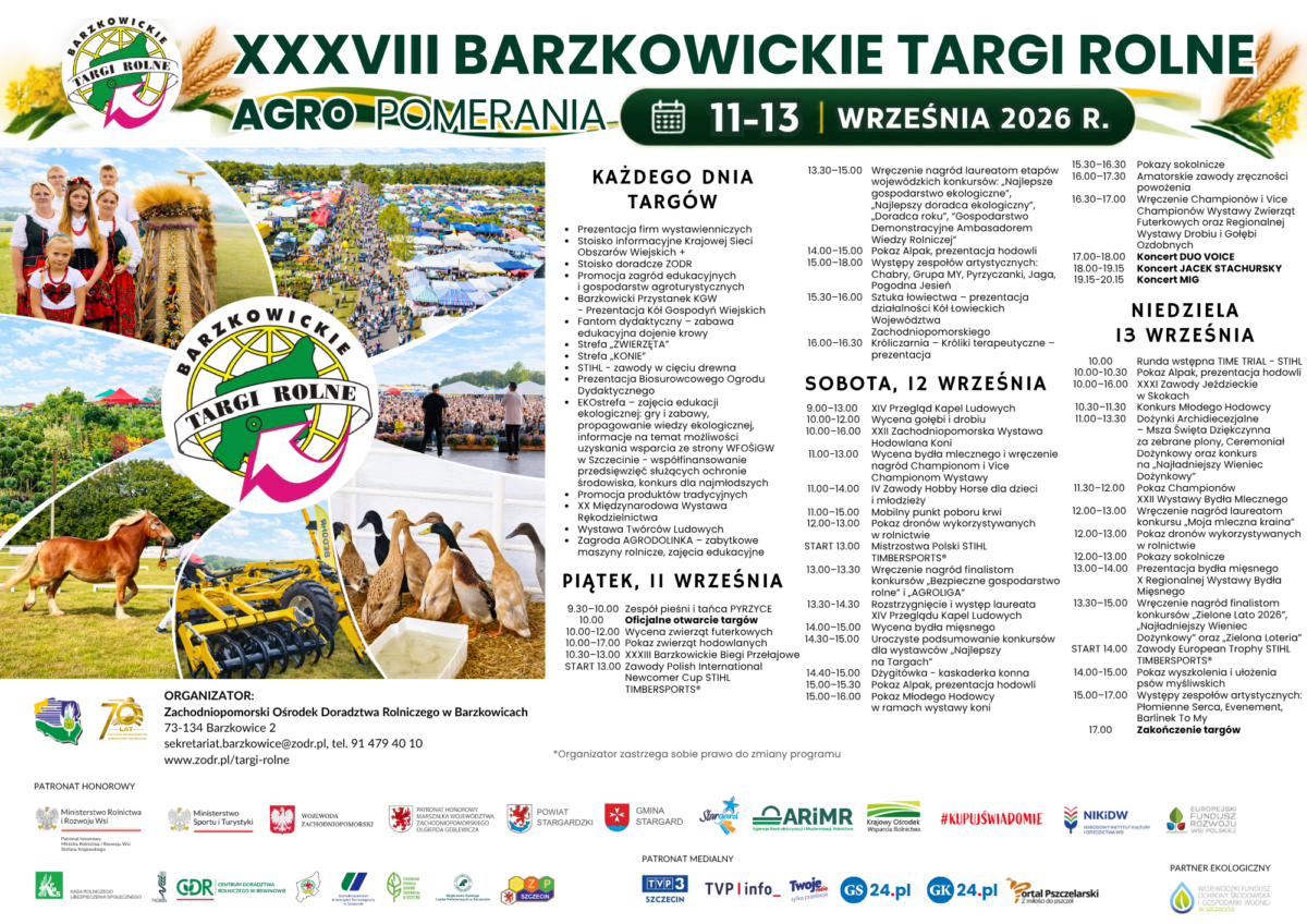 targi 2026 plakat program 10.09.2026